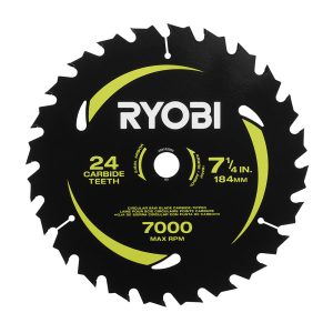 7-1/4" X 24T CARBIDE TEETH THIN KERF CIRCULAR SAW BLADE