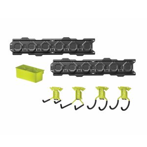 LINK 7-PIECE WALL STORAGE KIT, HEAVY DUTY WALL HOOKS